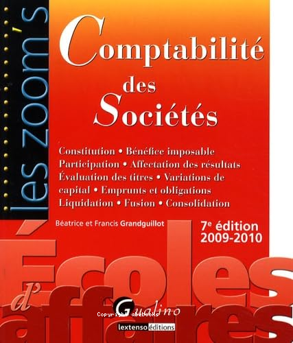 Comptabilité des sociétés (7è éd.)