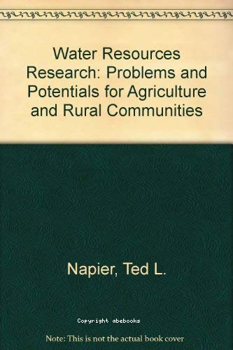 Water resources research : problemes and potentials for agriculture and rural communities