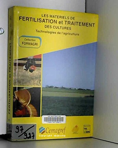 Les matériels de fértilisation et traitement des cultures technologies de l'agriculture