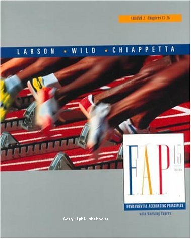 Fundamental accounting principles 15e ed.: volume 2 chapters 15-26