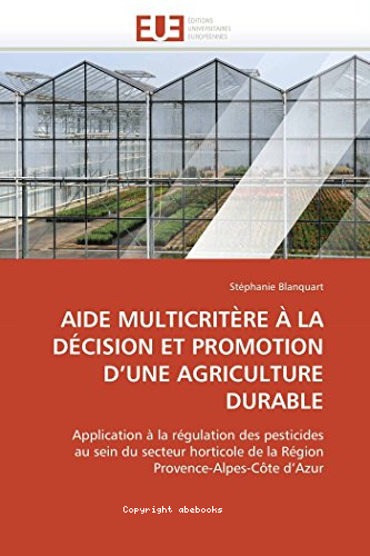 aide multicritère à la décision et promotion d'une agriculture durable