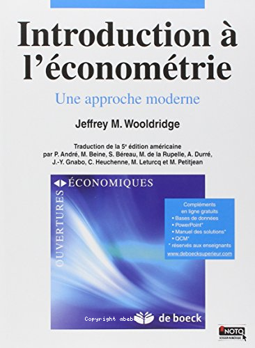 Introduction à l'économétrie