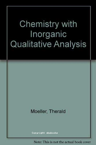 Chemistry with organic qualitative analysis