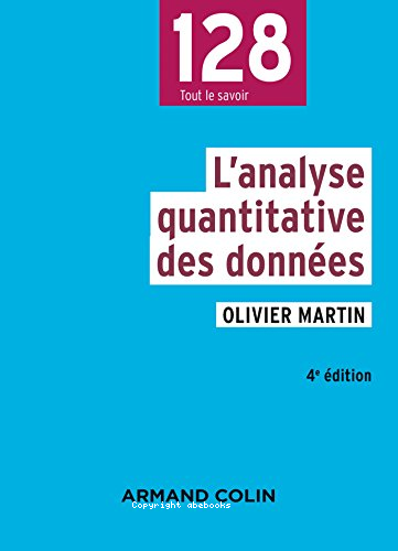 L'analyse quantitative des données 4e éd.
