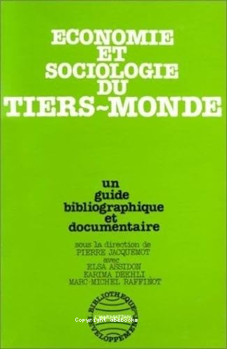 Economie et sociologie du tiers-monde