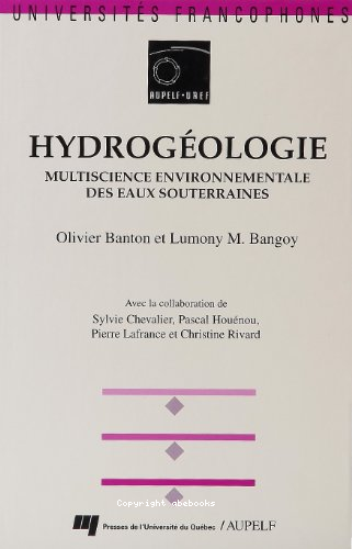 Hydrogéologie : multiscience environnementale des eaux souterraines