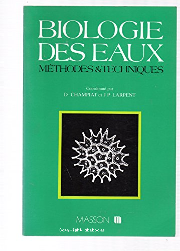 Biologie des eaux : méthodes et techniques