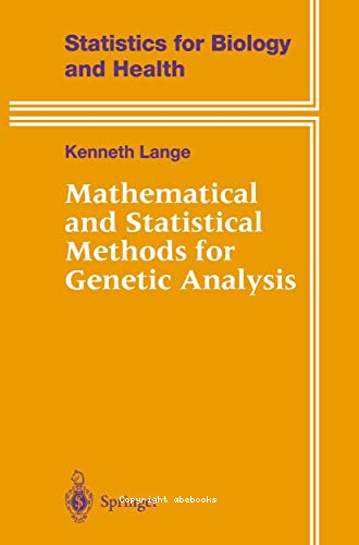 Mathematical and statistical methods for genetic analysis