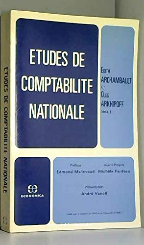 Etudes comptabilité nationale