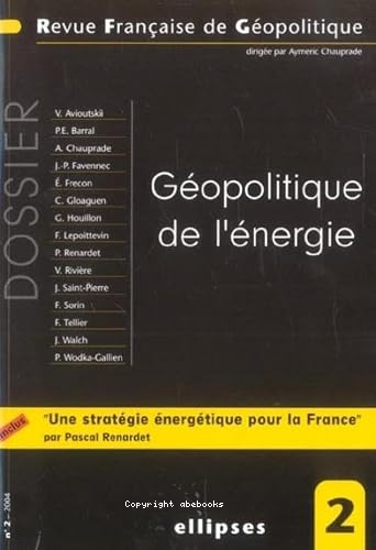 Géopolitique de l\'energie