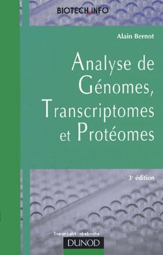 Analyse de génomes, transcriptomes et protéomes