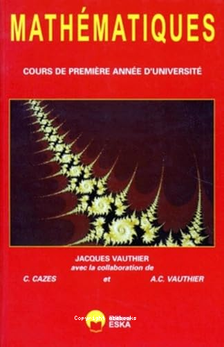 Mathématiques : cours de première année d'université